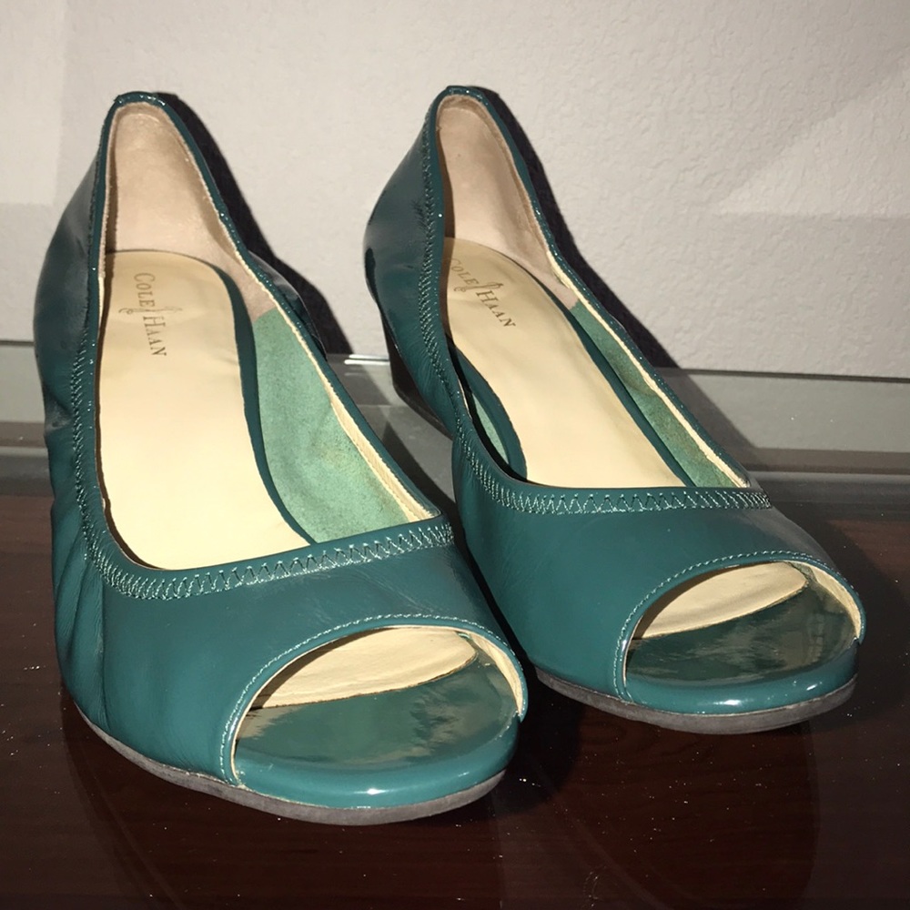 COLE HAAN Air Tali Peeptoe Wedge